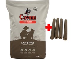 Cavom compleet Lam & Rijst - 20kg + 4x gratis Frikandel