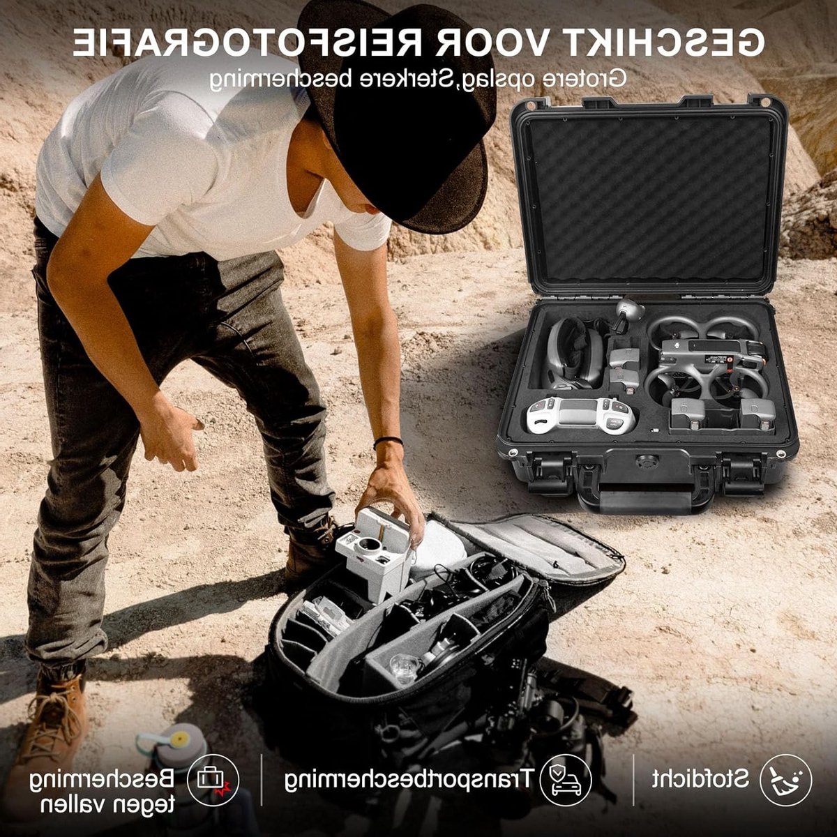 Waterdichte Hard Case voor DJI Avata 2 Drone en Accessoires, Ideaal voor Bescherming en Transport – foto 7