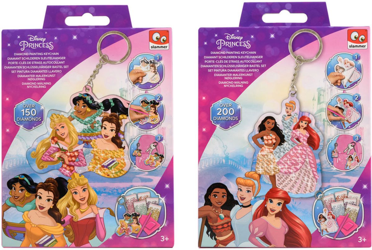 Canenco Disney Princess diamond painting sleutelhanger creatief speelgoed.