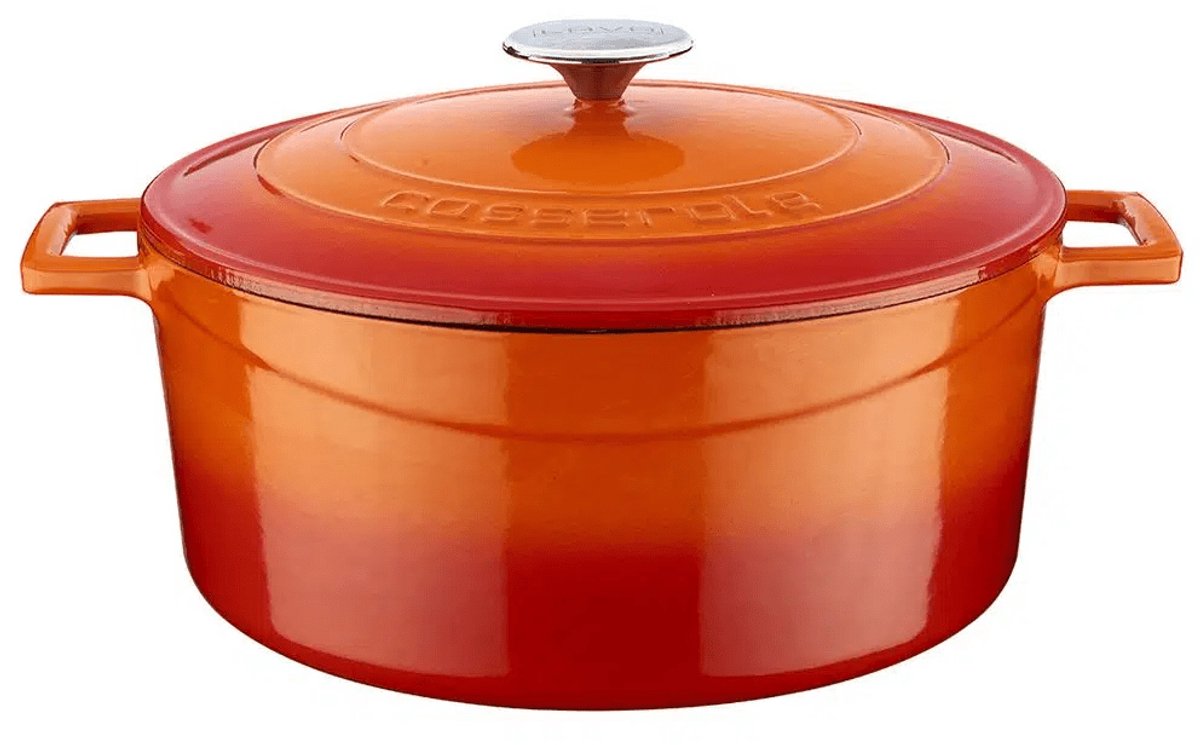Lava Braadpan - 28 cm - 6.71 liter - Gietijzer - Oranje