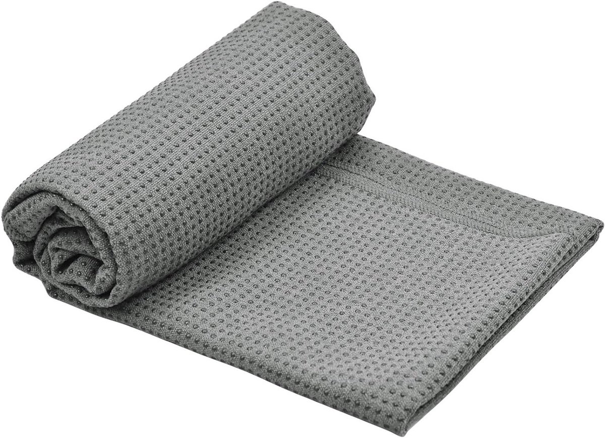 Non-slip Yoga Mat Overlay met Noppen voor Pilates en Yoga, Inclusief Grote Handdoek en Draagtas voor Reis en Bikram