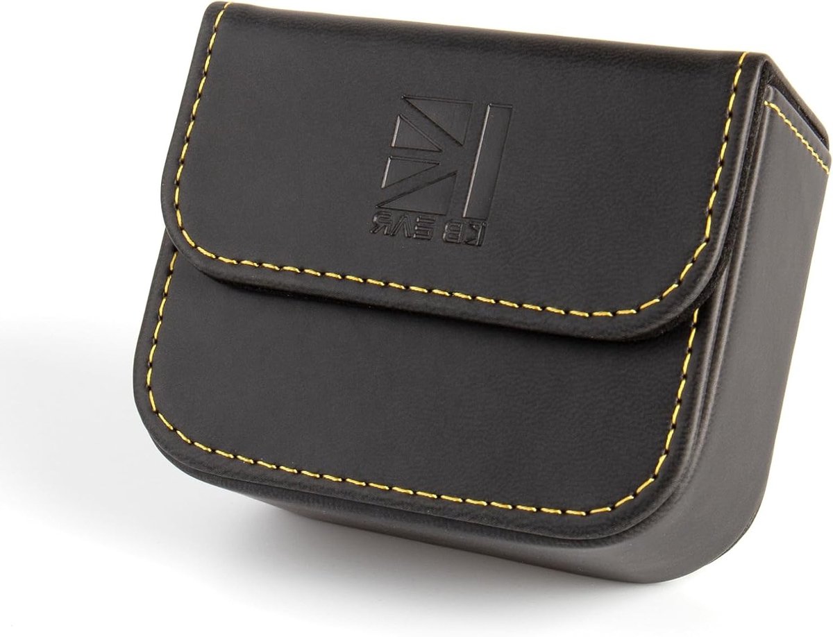 Multifunctionele Oordopjes Opbergcase, Draagbare PU Case met Flip Top Deksel en Haakring voor Bedrade Oordopjes