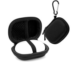 aladdien - Oordopjes hoes - Draagbare opbergkoffer - Zwart - Vervangende harde schaal - Kabelopslag - Geschikt voor Jaybird Vista en Studio Buds - C...