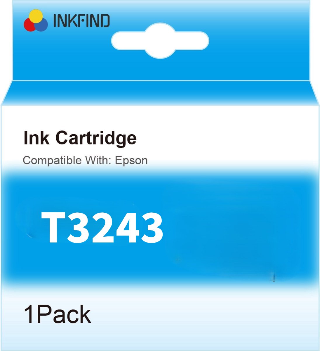 INKFIND T3243 Magenta inktcartridge compatibel met Epson T3243 Geschikt voor Epson SureColor SC-P400 -1-pack M