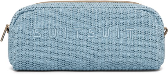 SUITSUIT Toilettas dames - Luxe make up organizer - Stijlvolle toilettas - Elegante make up etui - Fusion Toilettassen Borrowed Blue - Blauw