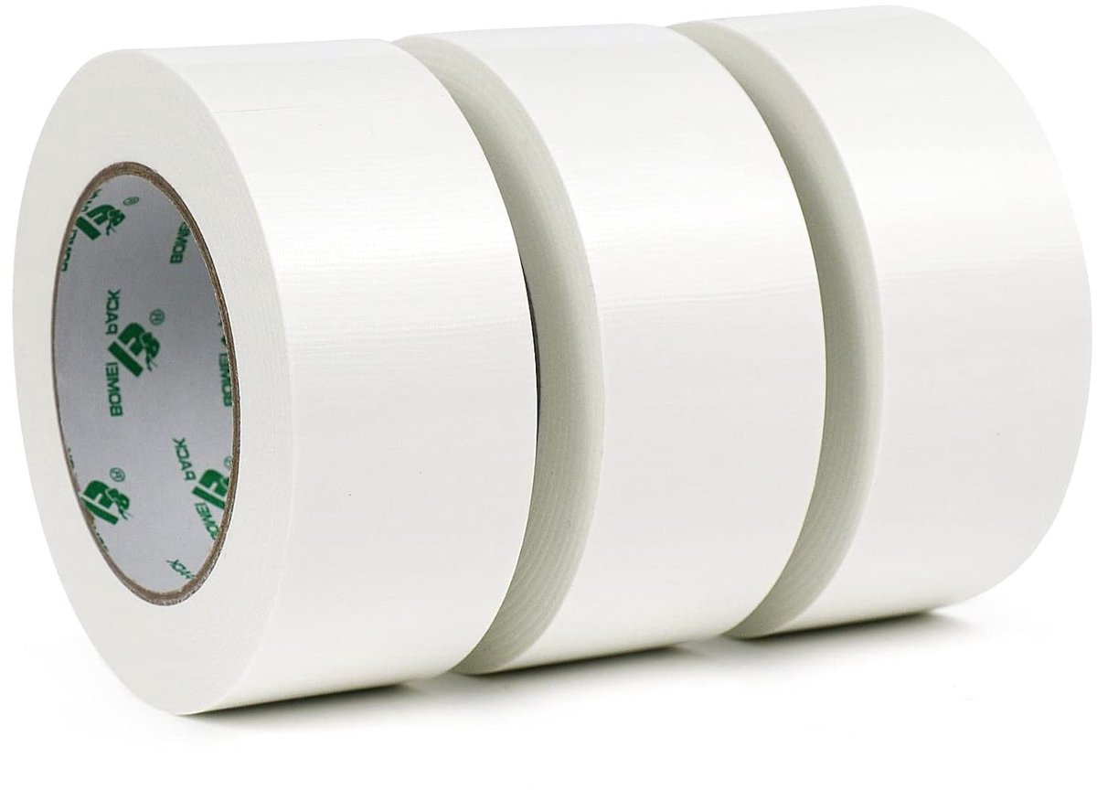 Extra sterke waterdichte reparatietape, 32m x 48mm, voor binnen en buiten, 3 rollen, stofversterkt en veelzijdig gebruik