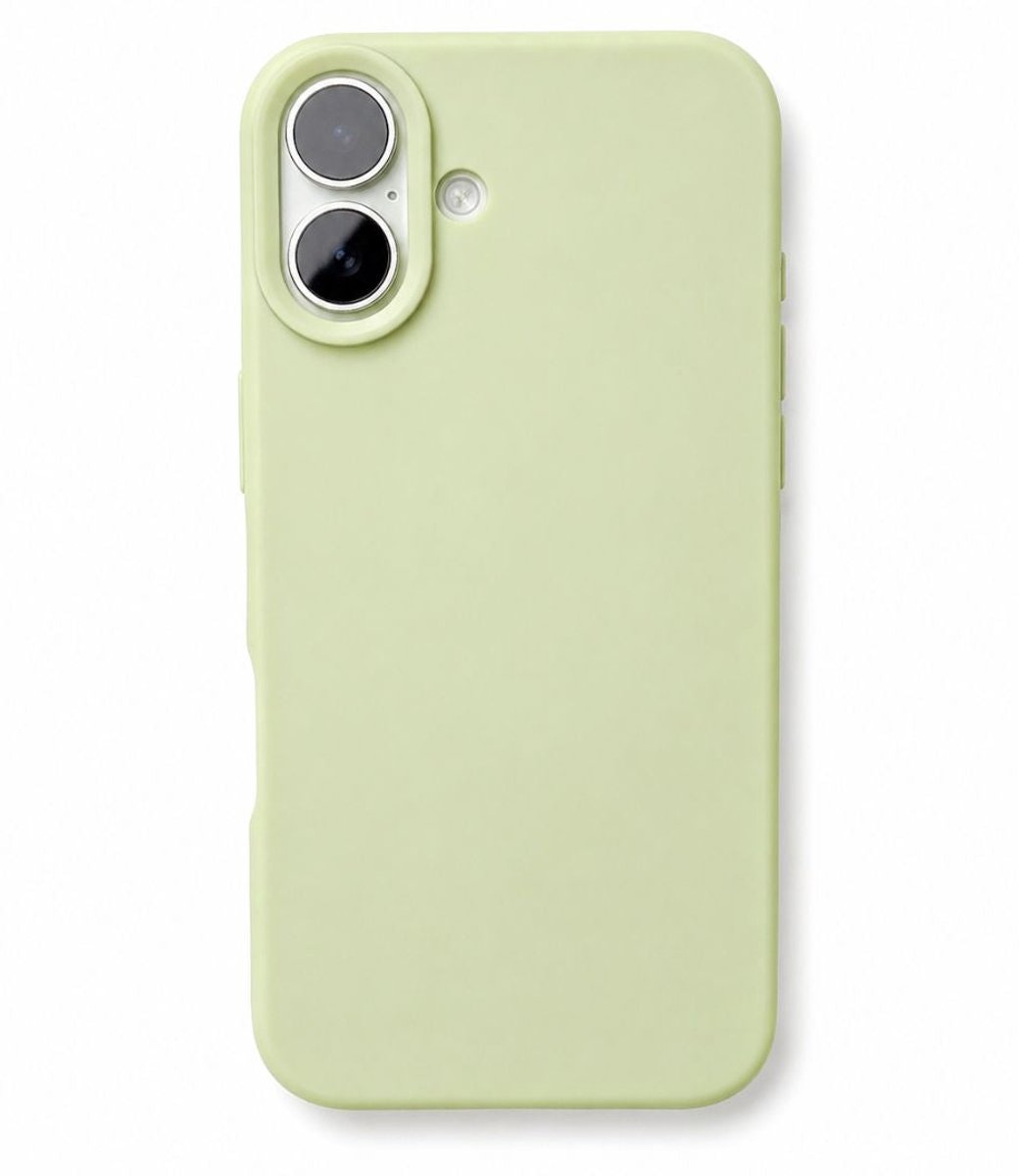 Licht Groen Hoesje – Geschikt voor iPhone 17 Pro – Soft Case – Matcha Groen – TPU Beschermhoes