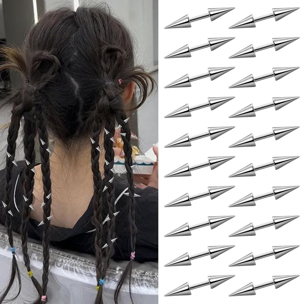 Set van 20 Gothic Haarspeldjes voor Dames