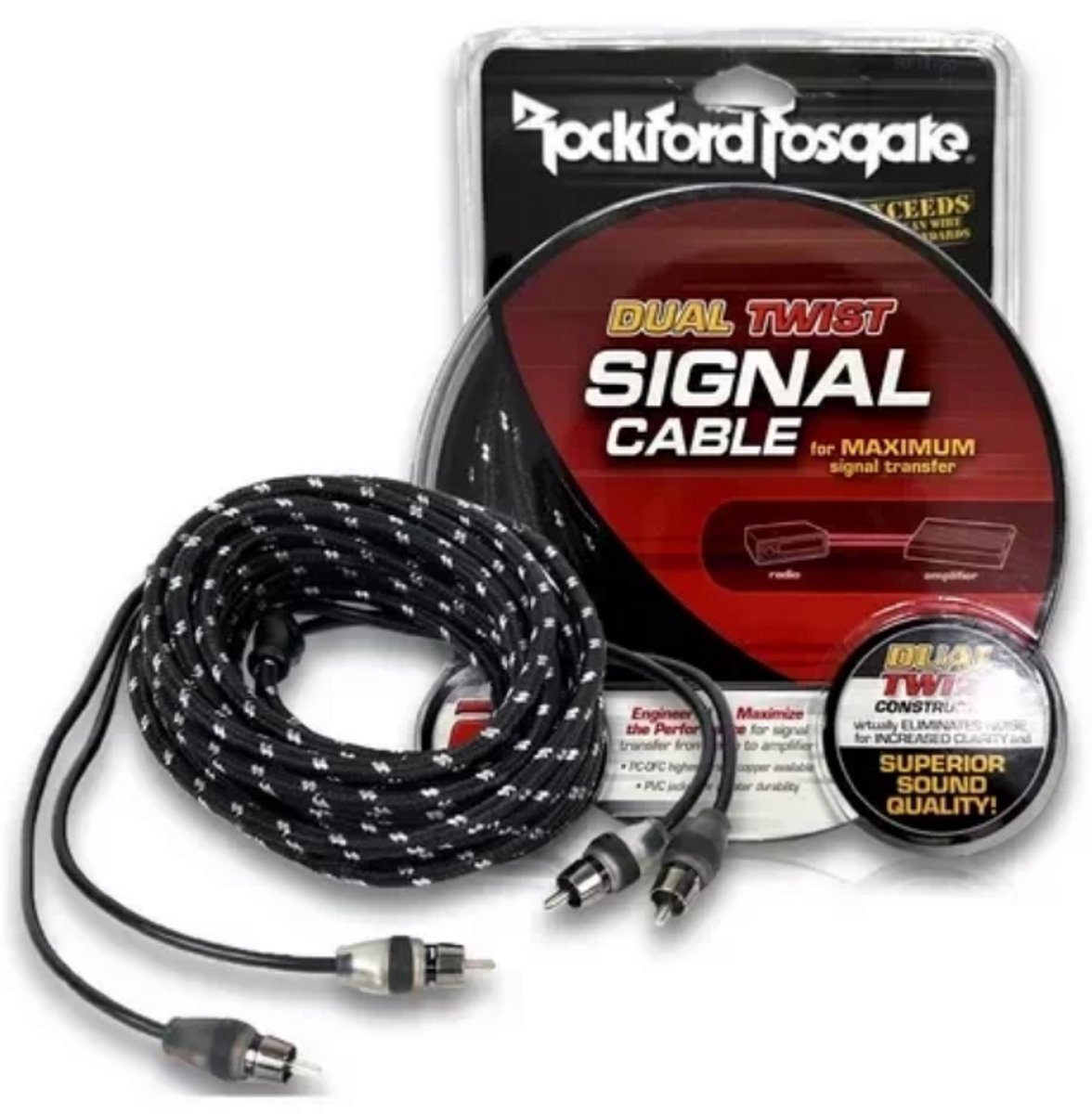 Rockford Fosgate RCA Cable RFIT-20 6M RCA / Tulpkabel Premium