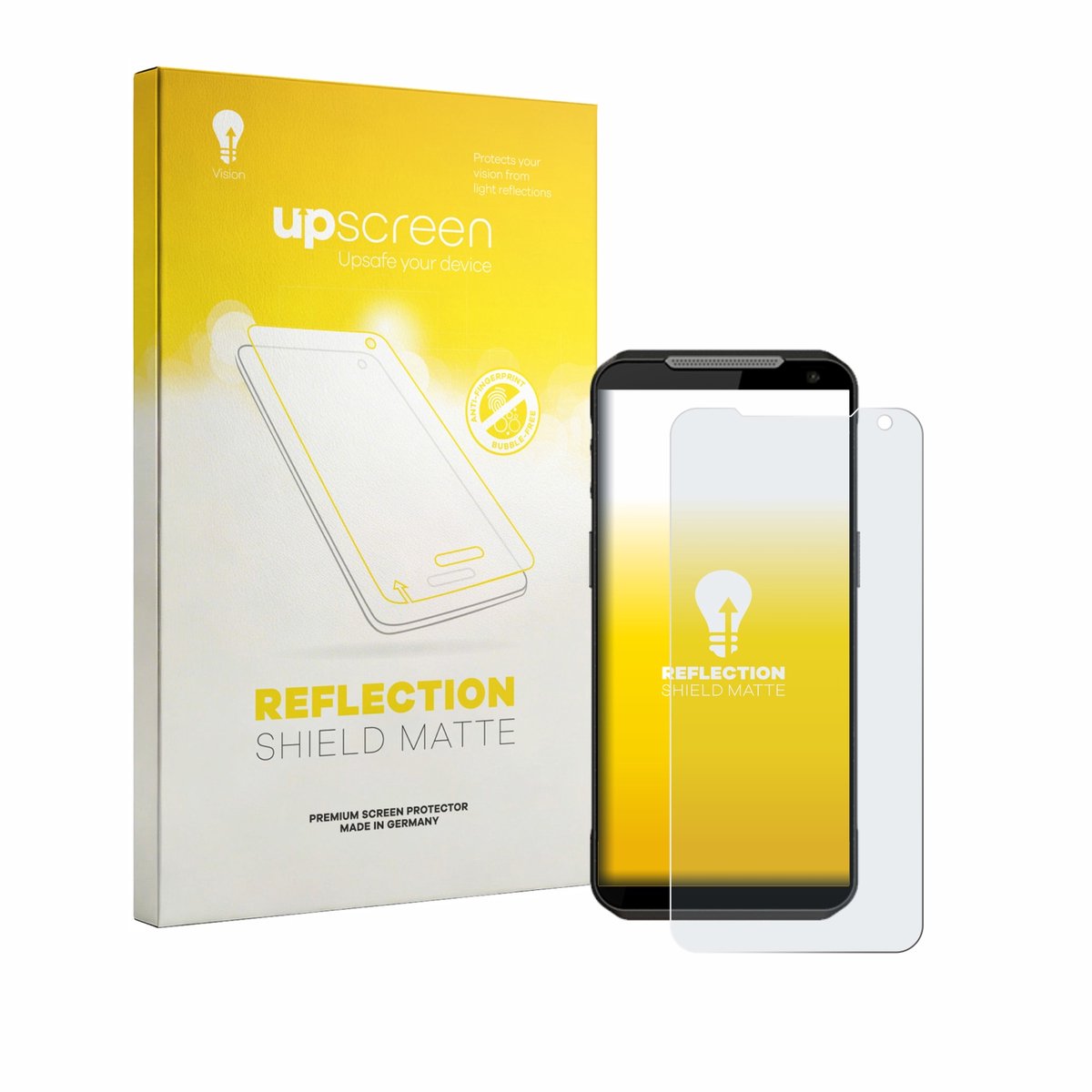 upscreen - Screenprotector voor Point Mobile MF52 - Folie Beschermfolie anti glare matte