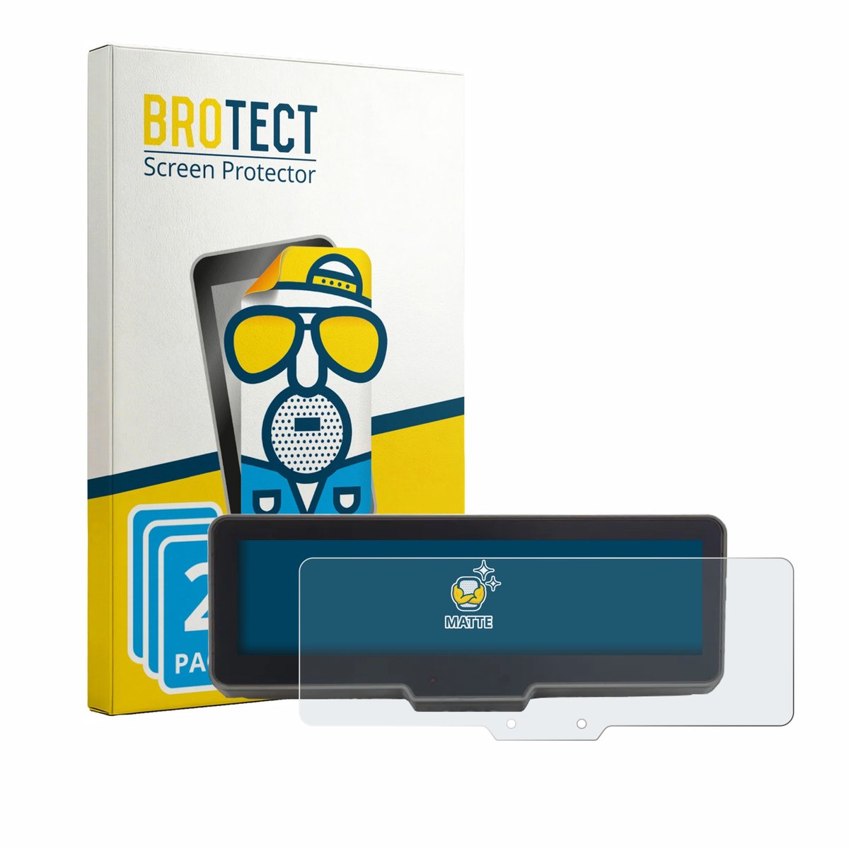 BROTECT - Screenprotector voor KTM H88 TFT Display - Folie Beschermfolie matte 2 Stuks