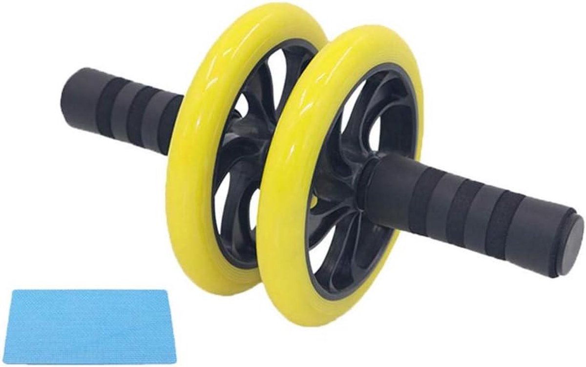 Abdominale Trainer AB Roller - Buikspiertrainer Wiel - Buikspieren Trainen - Stil Rolgeluid - Niet gespecificeerd - Geel