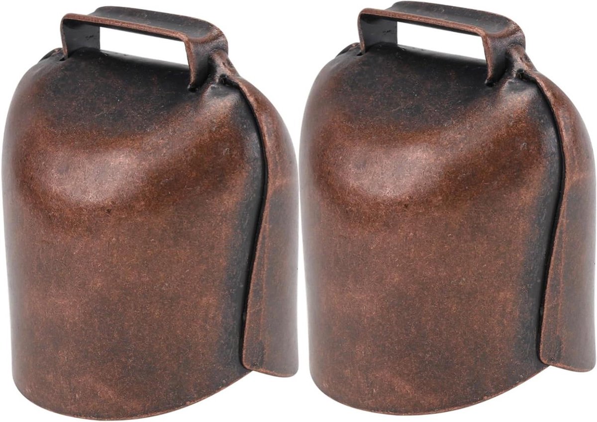 Hangende Bel - Dier Geluid - Dieren Herkennen - Helder Geluid - 63 x 48 cm - Roodbrons