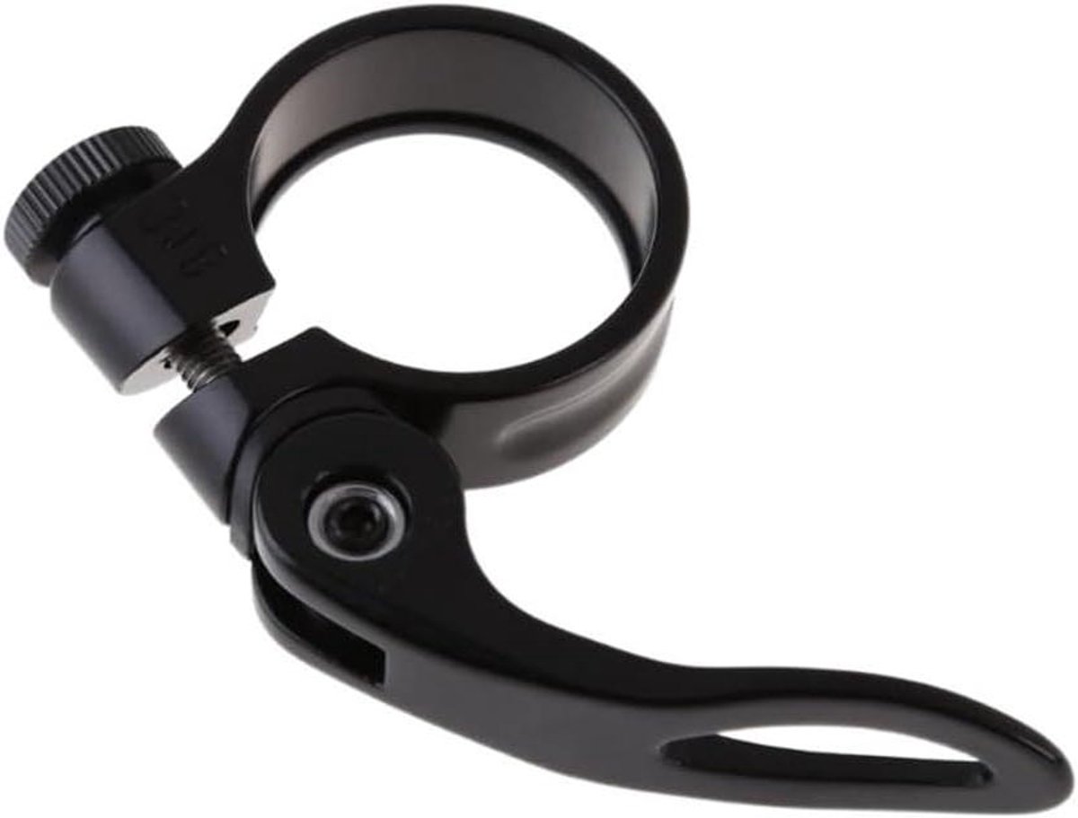 Fietszadelklem - Zadelpenklem Quick Release - Fietszadel Verstellen - Snelmontage Systeem - 318 mm - Zwart