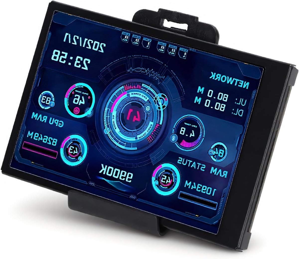 3.5 Inch IPS Temperatuurmonitor voor Computer, PC Sensor Paneel, CPU GPU RAM HDD Gegevensweergave voor Windows Systeem
