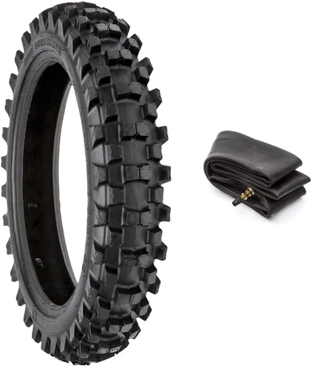 Crossbanden Set - Minimotor Banden - Off-road Rijden - Hittebestendig Ontwerp - 2.50-10 Inch - Zwart