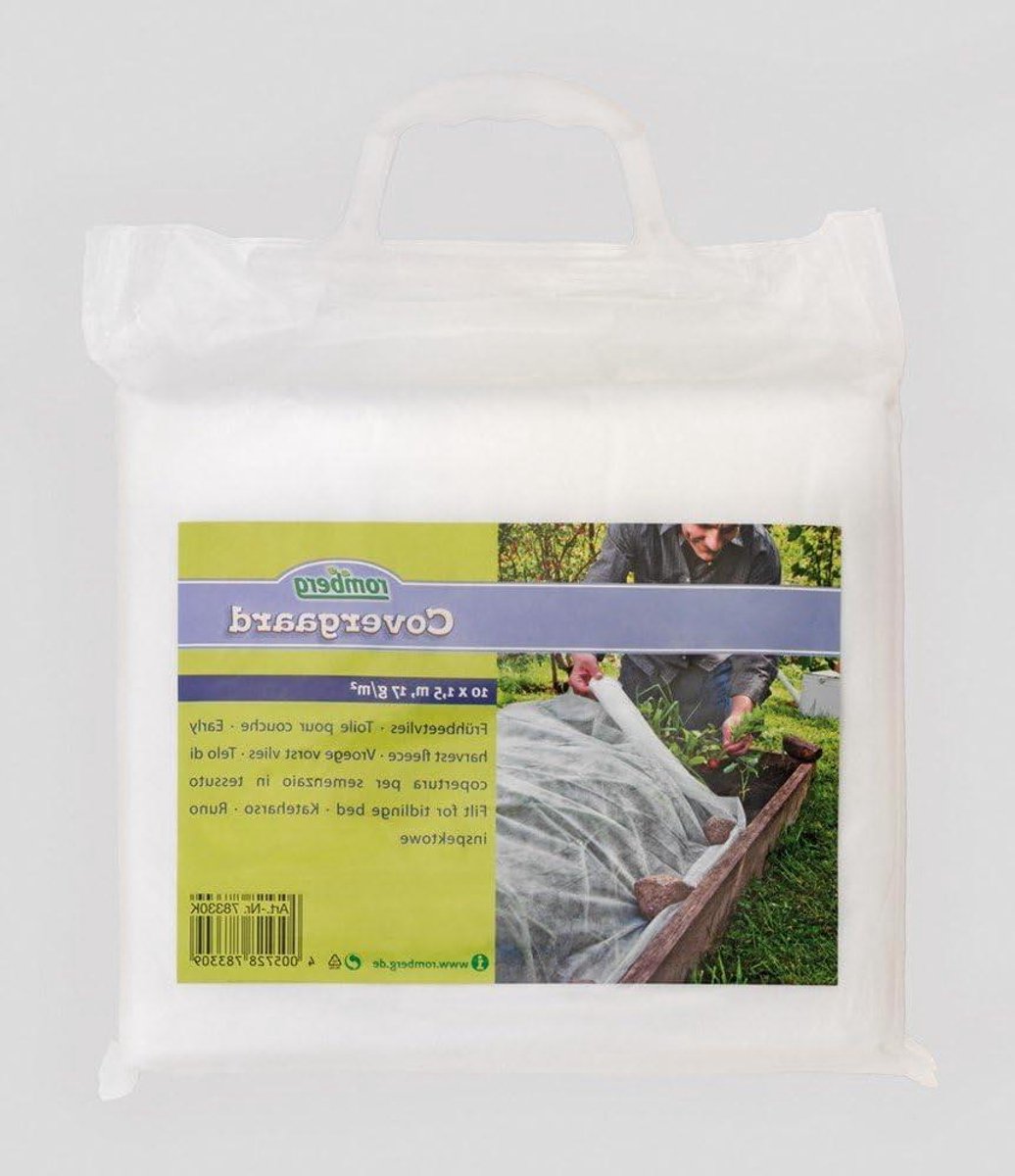 Beschermende Vlies - Plantenhoes - Vorstbescherming - Waterdoorlatend Materiaal - 10 x 1.5 m - Wit