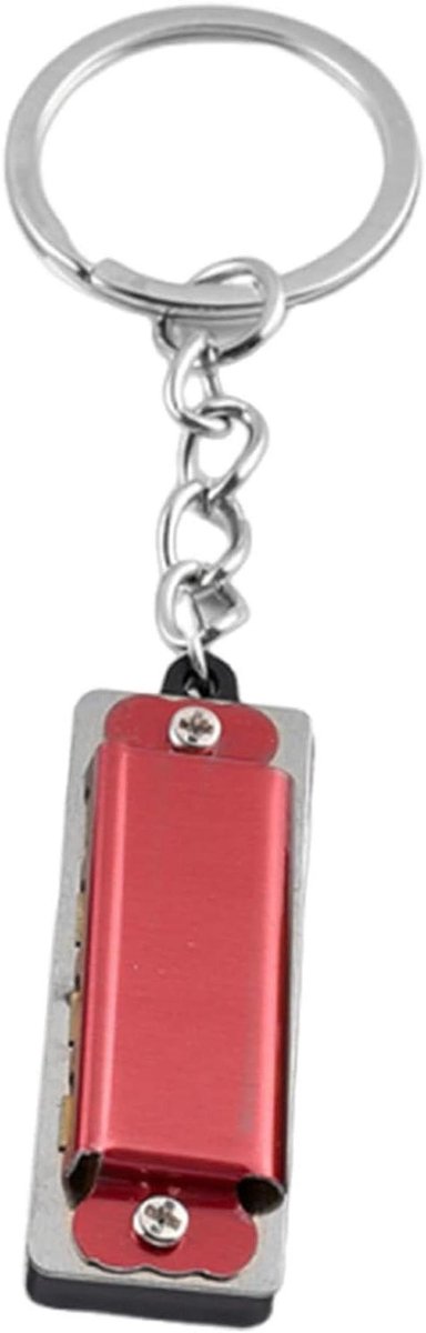 Mondharmonica Sleutelhanger - Muziek Instrumentje - Muziek Leren - Draagbaar Ontwerp - 34 cm - Willekeurig