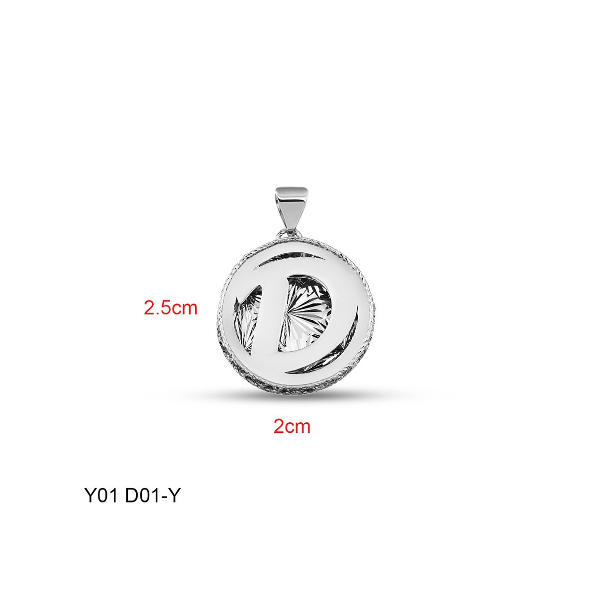Letter hanger D rond