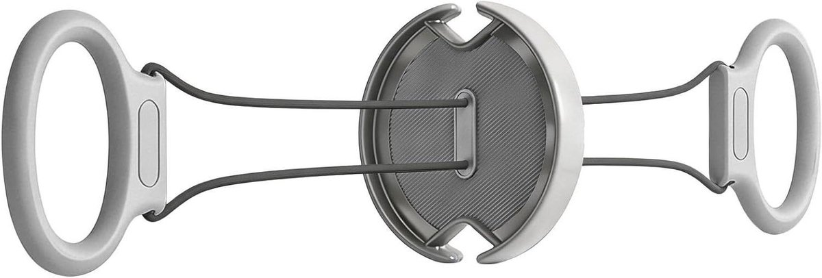 Borsttrainer Opvouwbaar - Arm Kracht - Spiertraining Thuis - Vliegwiel Rotatie - 76 cm Lengte - Grijs