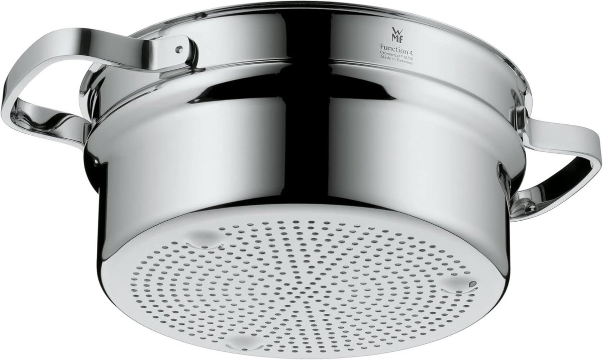 Stoominzet Pan - Kookaccessoire - Gezond Koken - Hittebestendig tot 250°C - 20 cm - Rood