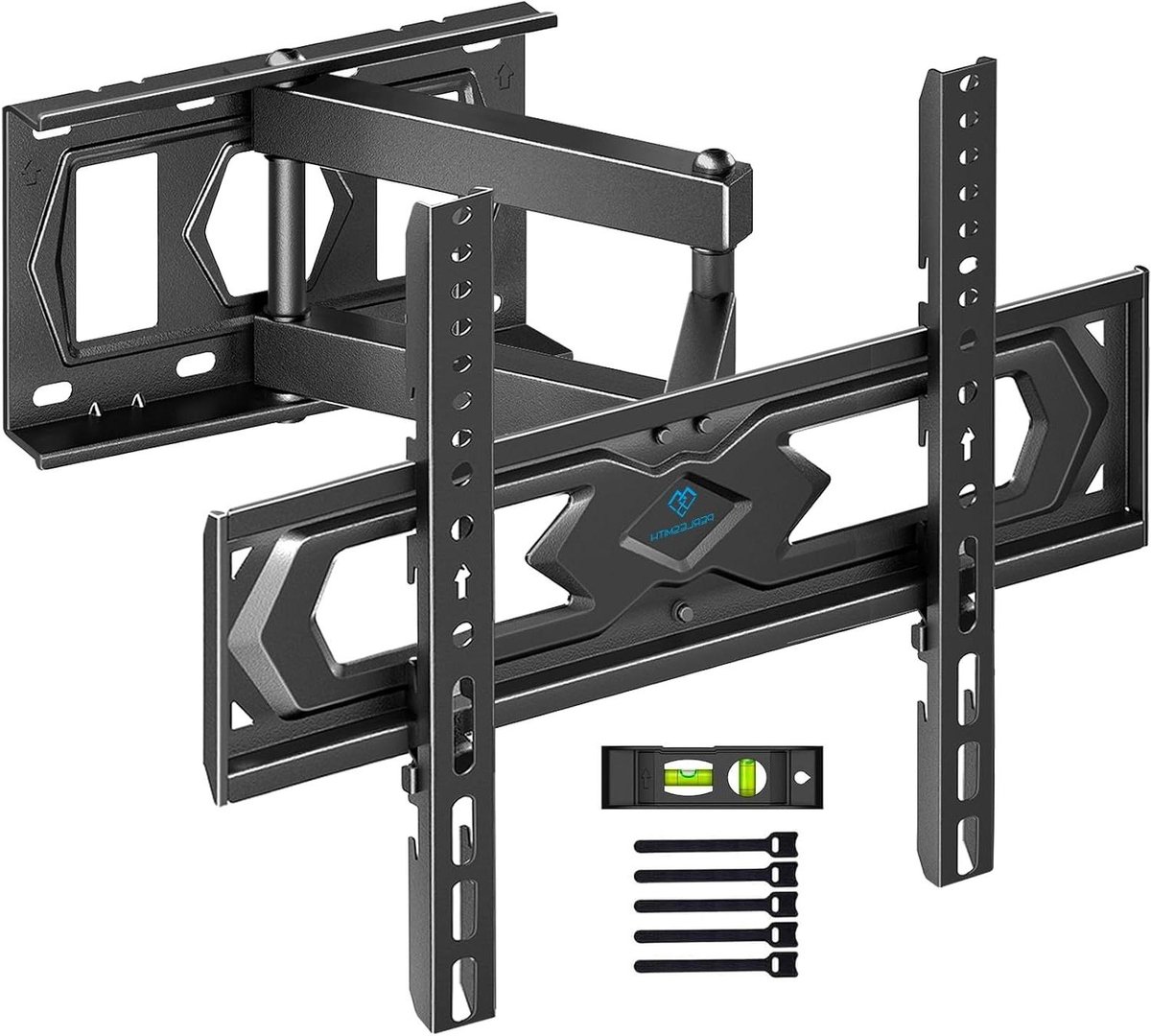 TV Muurbeugel - TV Bevestiging - Optimale kijkhoek - Volledig beweegbaar - 26-60 inch - Matzwart