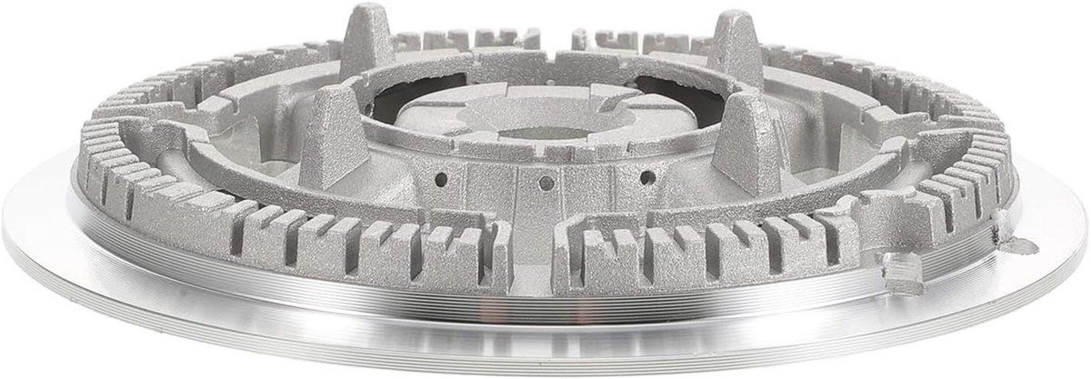 Gasfornuis Vlamverdeler Warmteplaat Ring Gelijkmatig Koken Stabiele Vlam 15x15x3 CM Zilver