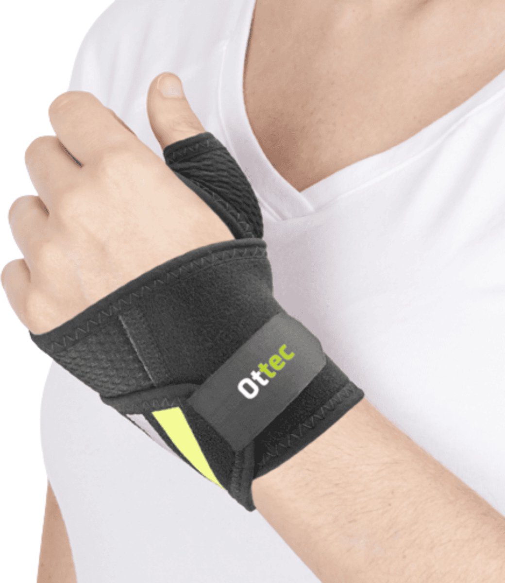 EMO Wraparound Duim- en Polsbandage - One size - ZwartGeel