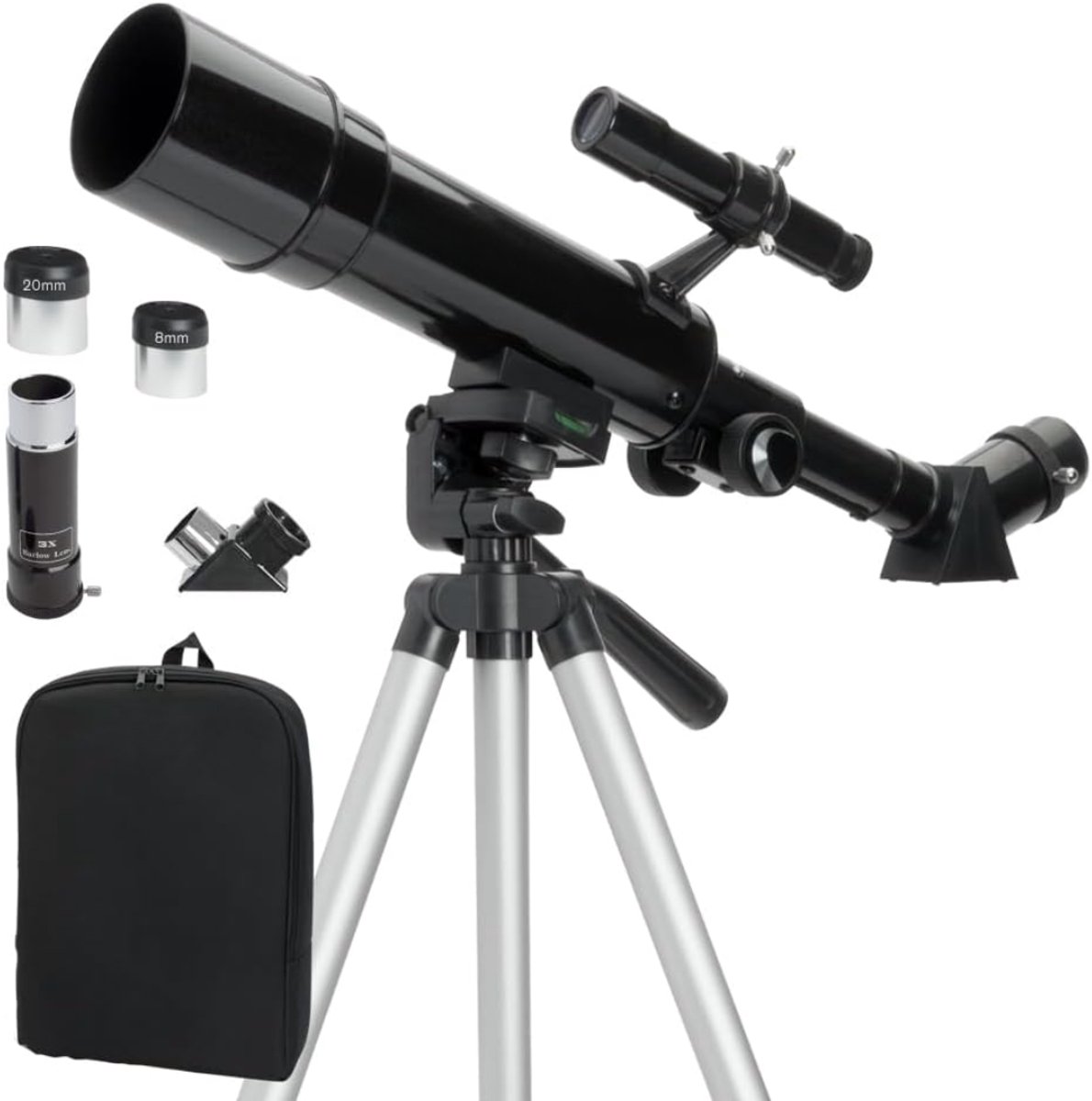 AHD® Telescoop kinderen - Sterrenkijker - Telescoop - Zwart - 82cm x 18cm x 36cm