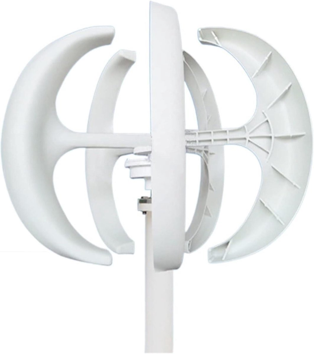 Verticale Windturbine - Windmolen Generator - Energie Opwekken - Kernloze Magneetgenerator - 3000 W - Wit
