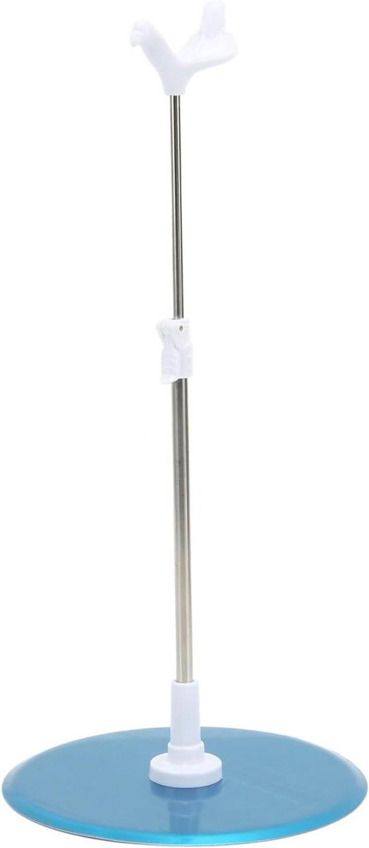 Poppenstandaard - Displayhouder - Poppen Presenteren - Verstelbare Hoogte - 23-38 cm - Metaal