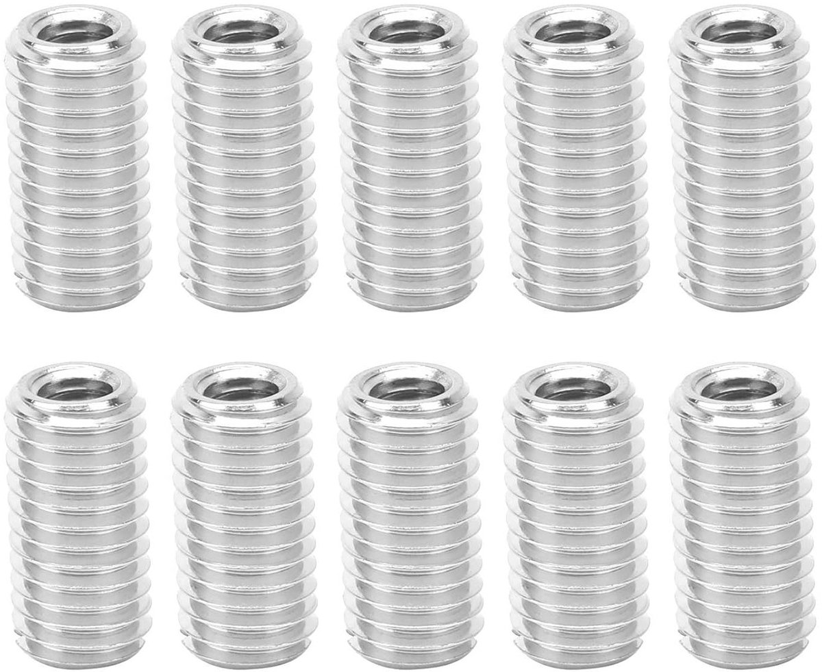 Dailygoods - Set van 10 Roestvrijstalen Reparatiemoeren M6 x M10
