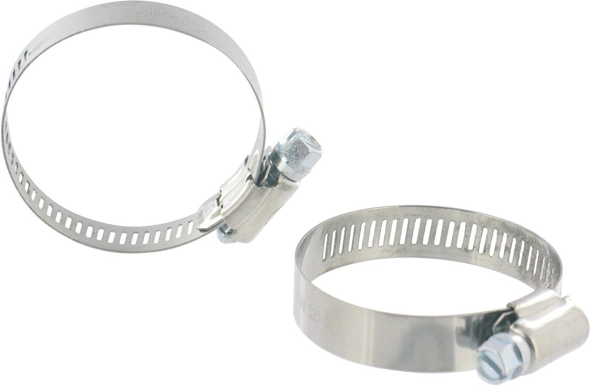 Kettingband - Spanband - Vastzetten van objecten - Verstelbare klem - 2-22 inch - Zwart