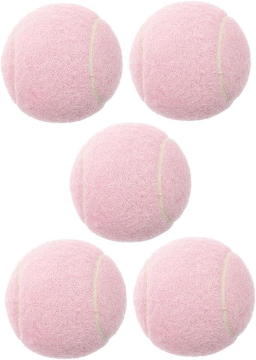 Tennisballen Set - Trainingsballen Kinderen - Tennis Leren - Speciaal Voor Meisjes - 6 cm - Roze