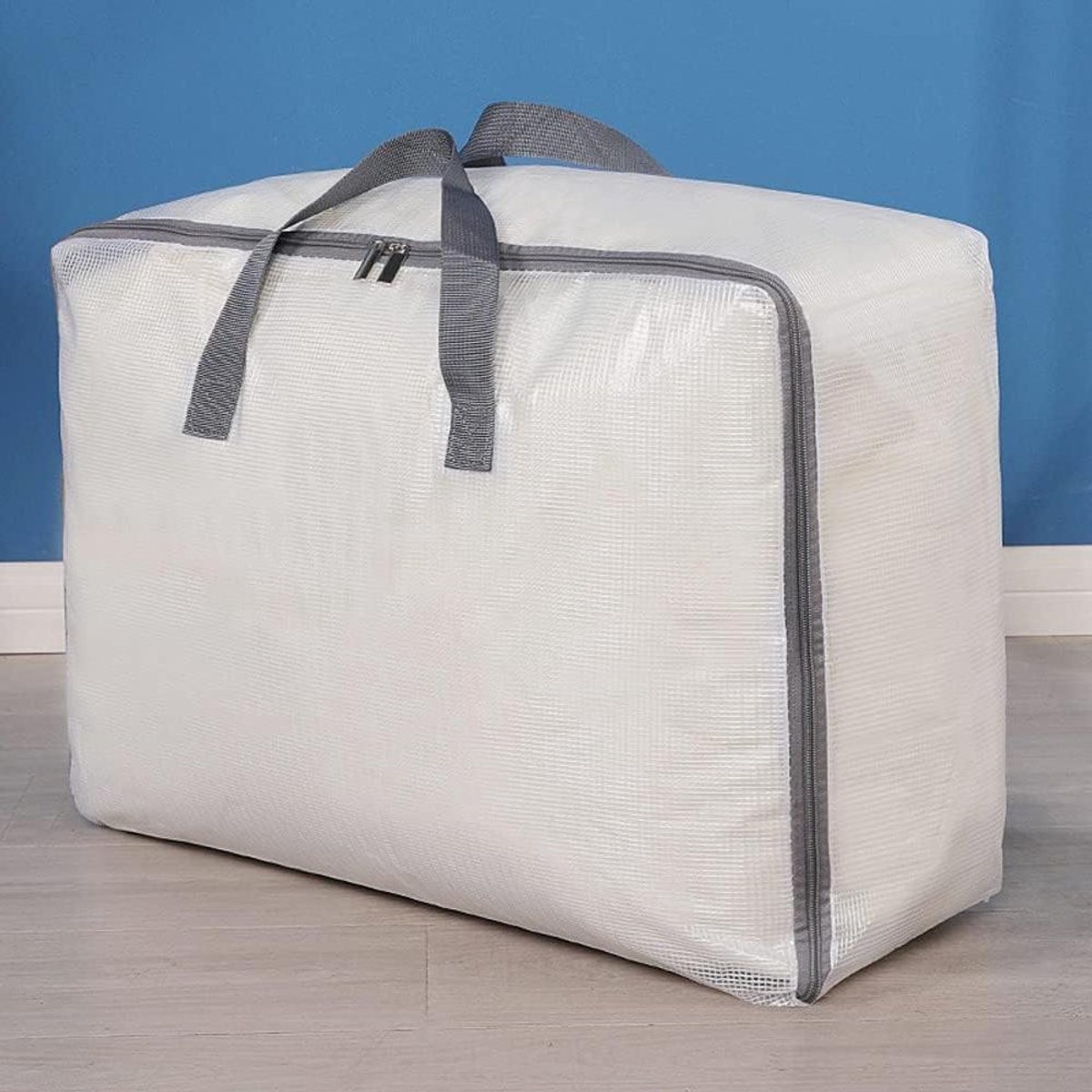 Opbergtas Dekbed - Kleding Lades - Ruimte Besparen - Waterdicht PVC - 70x50x30cm - Grijs