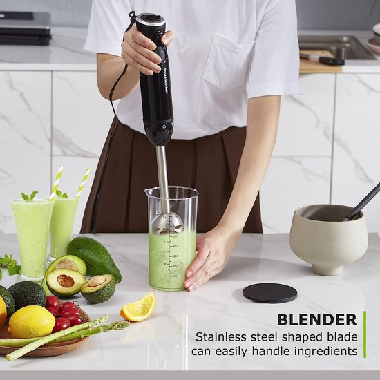 Staafmixer - Handblender - Hakmolen Mixer - hak set van Merkloos — afbeelding 2
