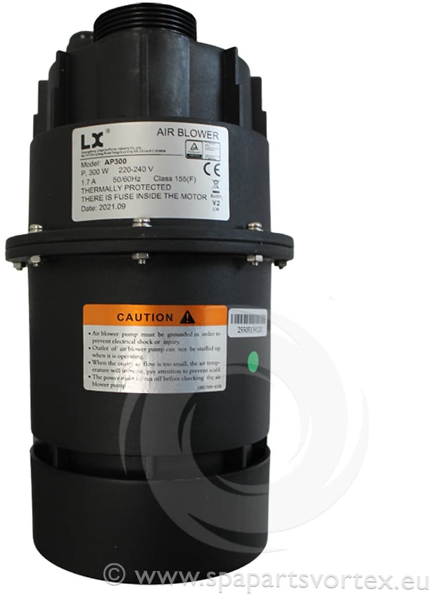 LX AP300-V2 Blower – 300W luchtblower voor spa, jacuzzi en whirlpool