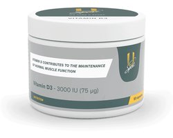 U-Sport Vitamin D3 - 3000 IU / 75 µg - 90 Vegan Softgels - Spierfunctie & Weerstand - Hooggedoseerd - Cholecalciferol