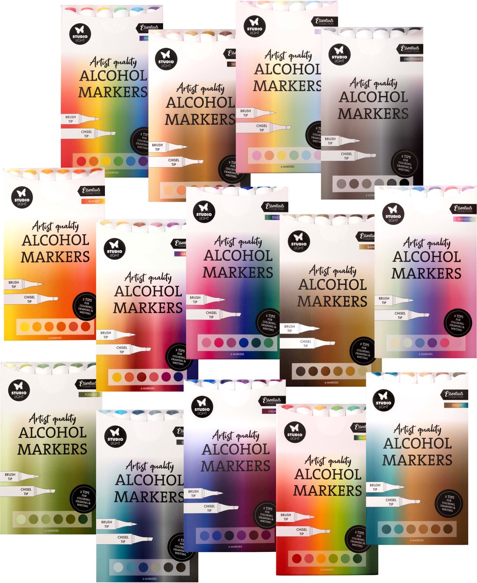 Studio Light alcohol markers (14 x 6 st.)