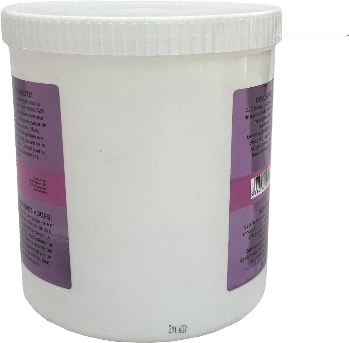 S2g Hoefvet 1 Liter Zwart/roze