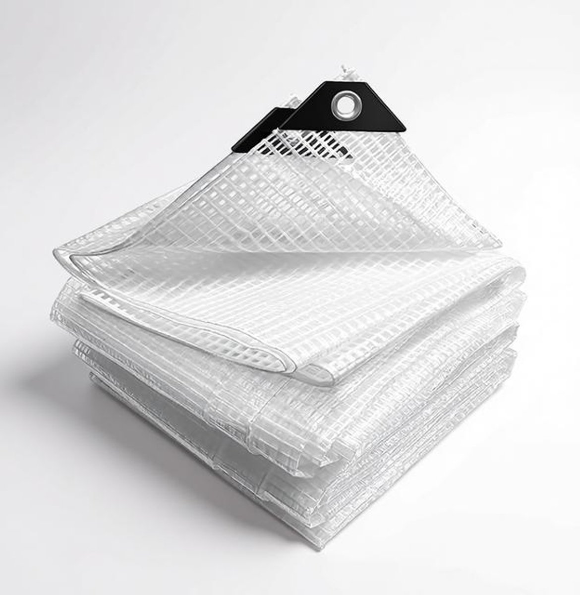 ElleMooi Dekzeil polyethyleen 180 g/m² waterdicht extra zwaar 3x4 m wit