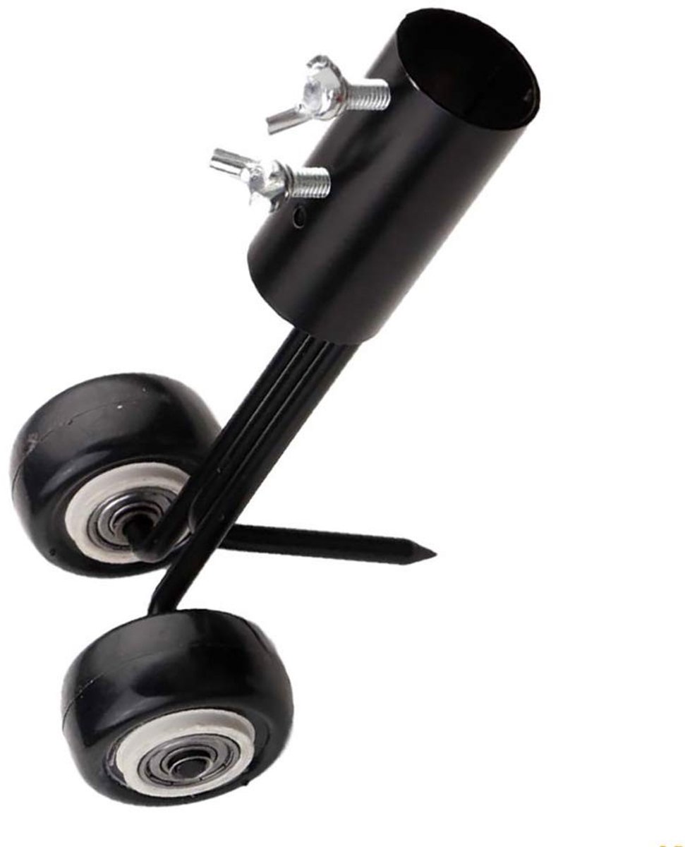 Dailygoods - Onkruidverdelger - Handmatige onkruidtrekker - Eenvoudig in gebruik - Zwart - Spleetzuiger - Tuin en terras - 2-in-1 model