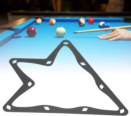 Dailygoods - Dailygoody - Pool Balls Positioneringsblad - Biljartbalrek - Geschikt voor biljartliefhebbers - Rubber - Biljart accessoires - Ideaal voor biljartclub van Dailygoods — afbeelding 4