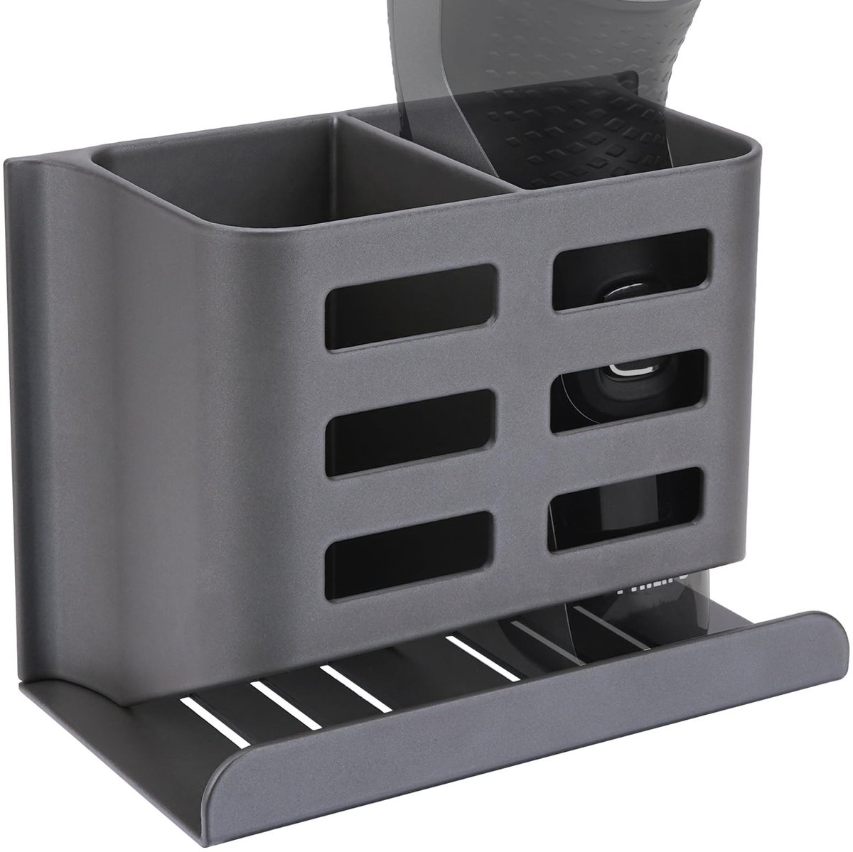 Dailygoods - Aluminium Scheerapparaathouder voor Badkamer, Grijs