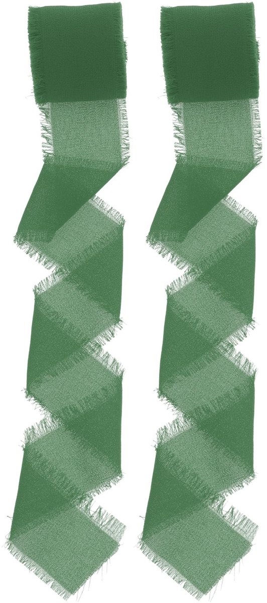 Dailygoods- Geschenklint 4 cm breed - Cadeaulint - Decoratief Lint - Polyesterlint - 2 Rollen - 10 m Totaal Lengte - Duurzaam
