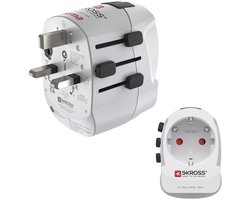Adap. voy. intern. "Pro Light AC 30PD", 3 pôles, 1xUSB-C, 1xUSB-A, 30W
