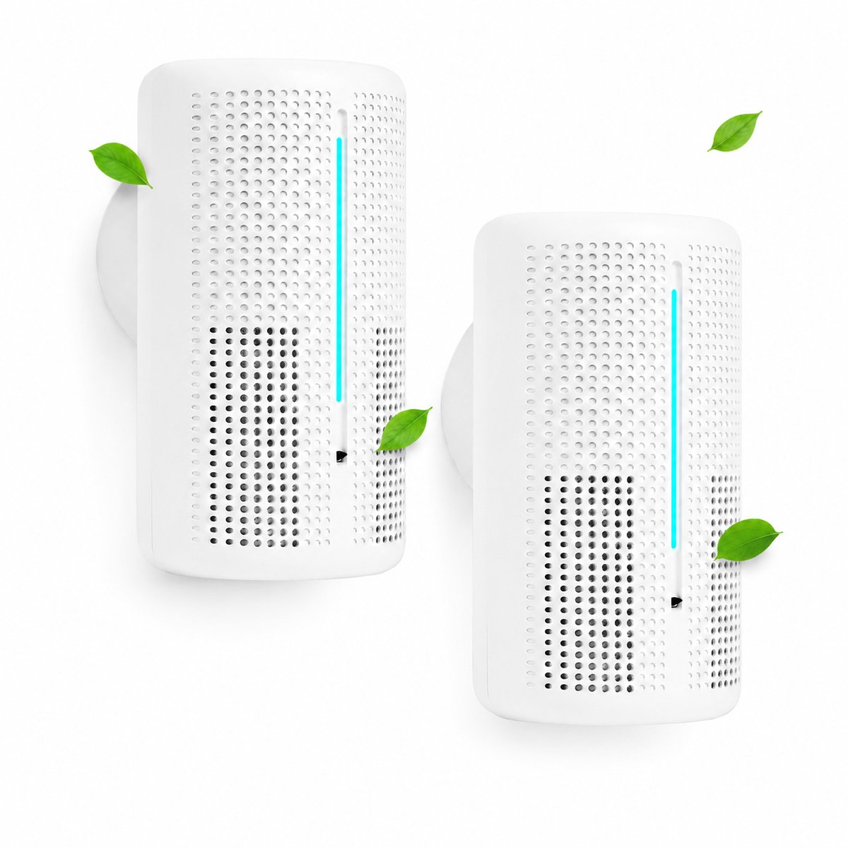 Mini Luchtreiniger 2 Stuks - Plug-in Ionisator Filterloos - Air Purifier - Clean Air - Stille Air Purifier Voor Slaapkamer Badkamer Kantoor
