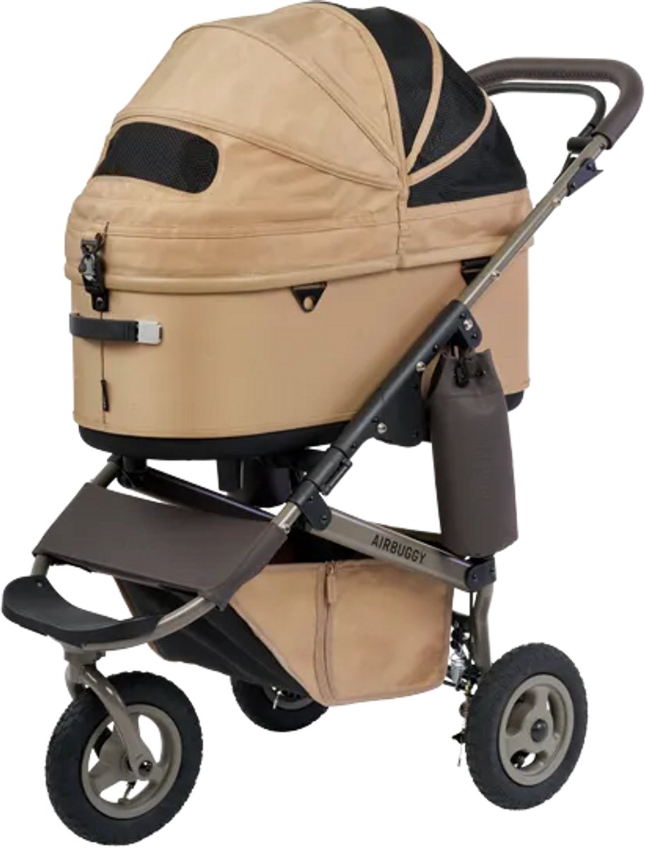 AirBuggy Dome 3 Premier Set Regular - Seed Beige - Luxe hondenbuggy - huisdieren wandelwagen