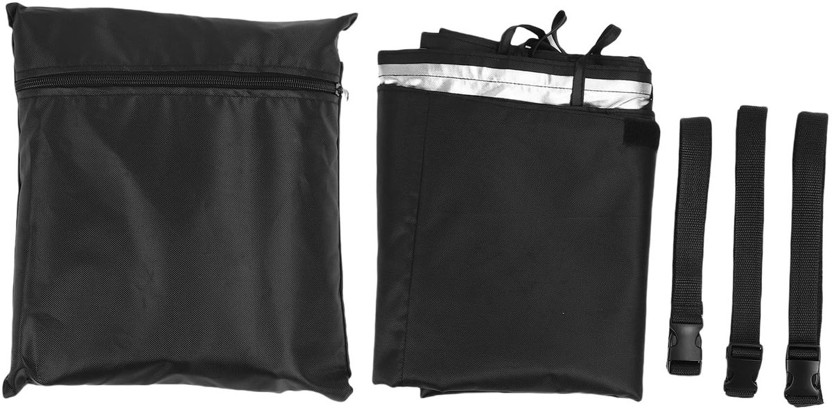Dailygoods- Zwembaddeken Oprolhoes Waterdicht - Oxford Stof - Bescherming tegen Water - Opbergtas - Accessoires - Voor Diverse Zwembadtypes - Zwembadafdekking