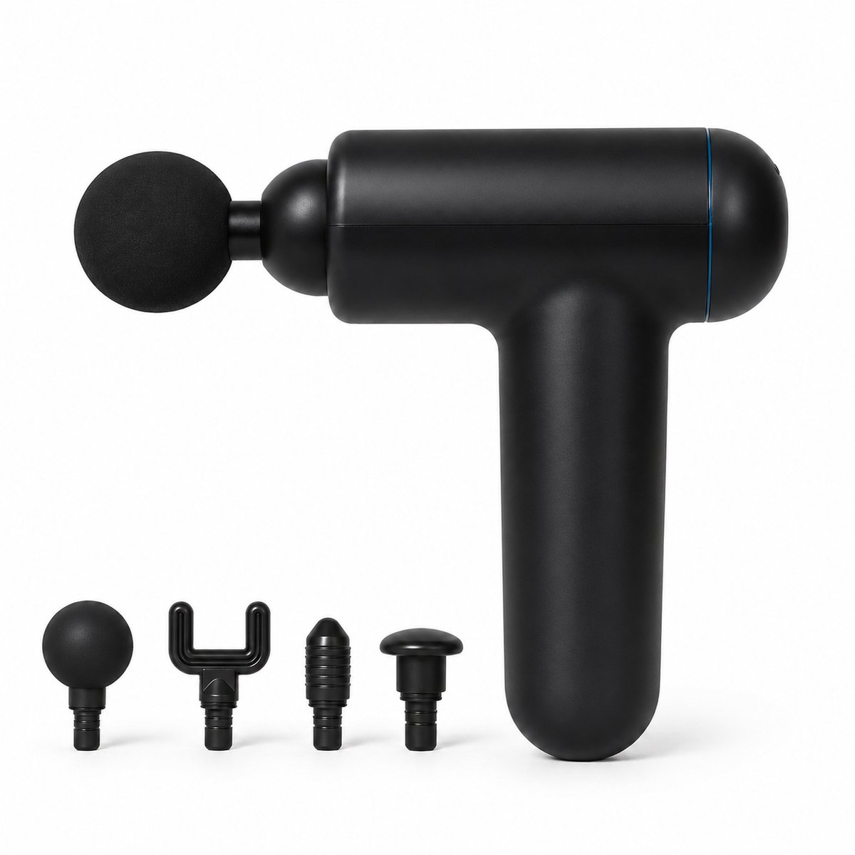 Gloovon® Massage Gun - Bevordert Spierherstel & Bloedsomloop - 32 Standen Massage Pistool voor Nek, Rug & Schouders - Zwart